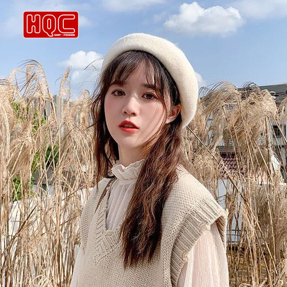 Mũ Nón Dạ Nồi Nữ Hàn Quốc BR01 | Phong Cách Trẻ Trung | Giữ Ấm Tốt | Đa Dạng Màu Hot Trend