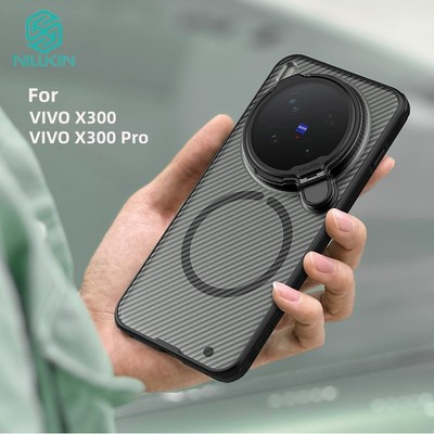 Ốp từ tính Nillkin CamShield Prop cho Vivo X300 Ultra / X300 Pro / X300 Vỏ bảo vệ ống kính trong suốt