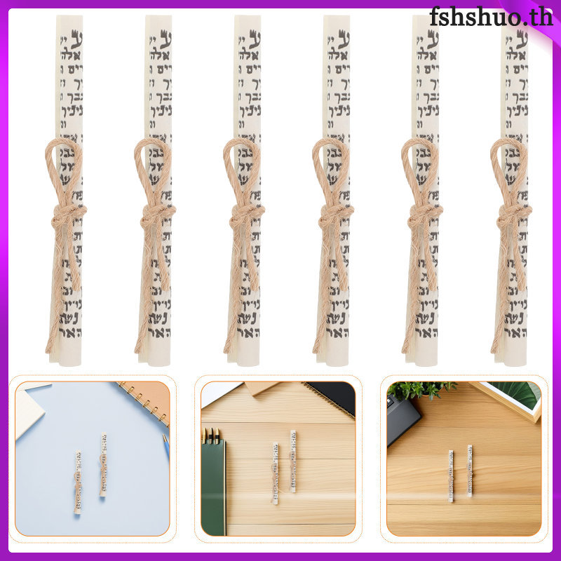 20 Chiếc Kosher Tiếng Do Thái Mezuzah Cuộn: Giấy Phước Lành Mini Do Thái - In Mitzvah Kosher Cuộn Ch