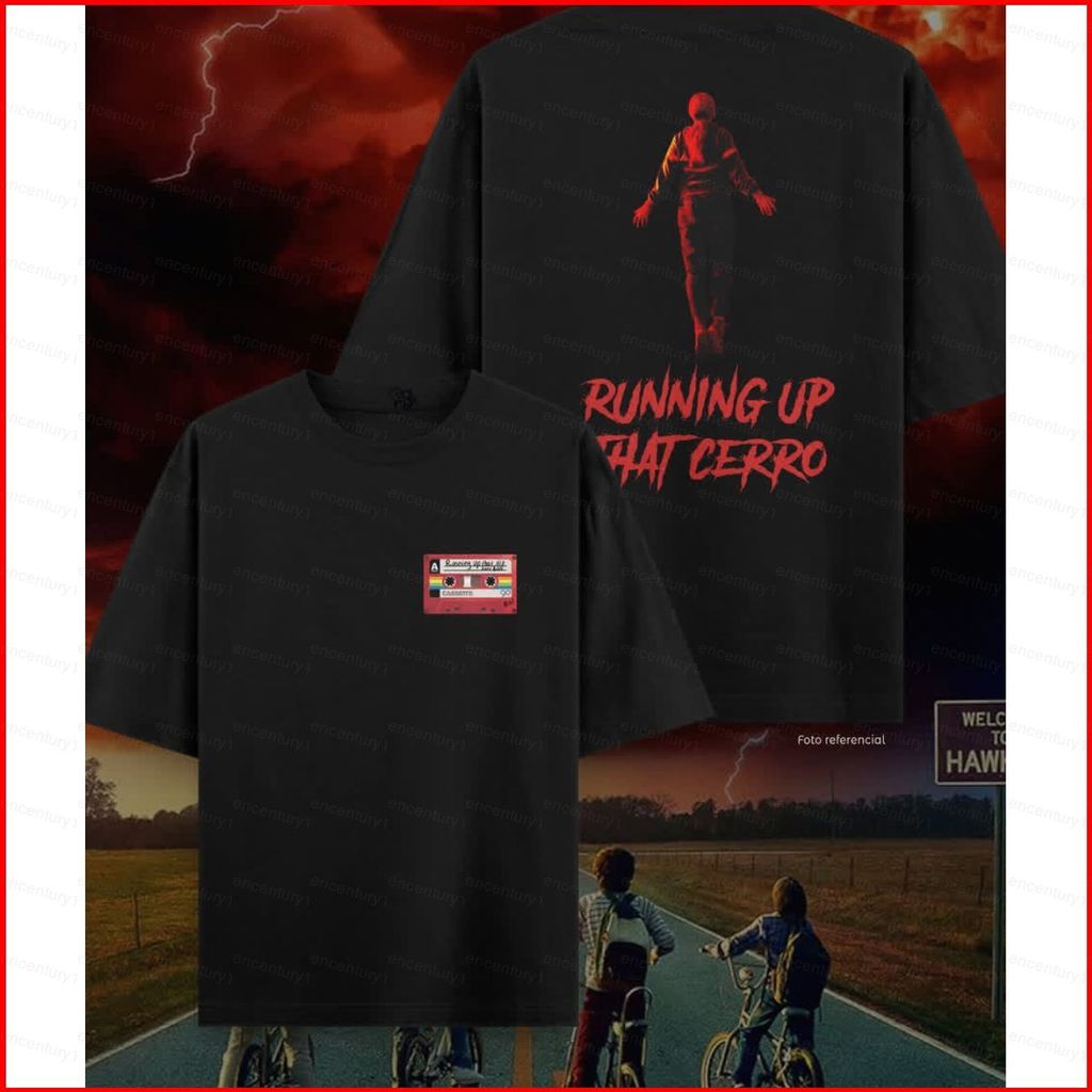 Áo thun ngắn tay Stranger Things Mùa 5 - Elevent & Jim Hopper - Thoải mái và mềm mại