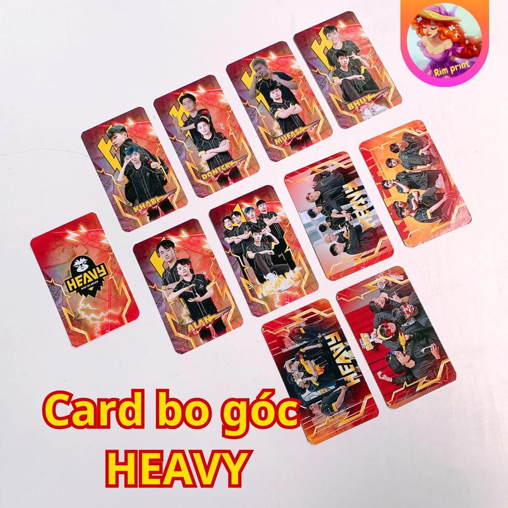 Card bo góc hai mặt Heavy khabi alan dontcry bhuy mufasa mới 2025