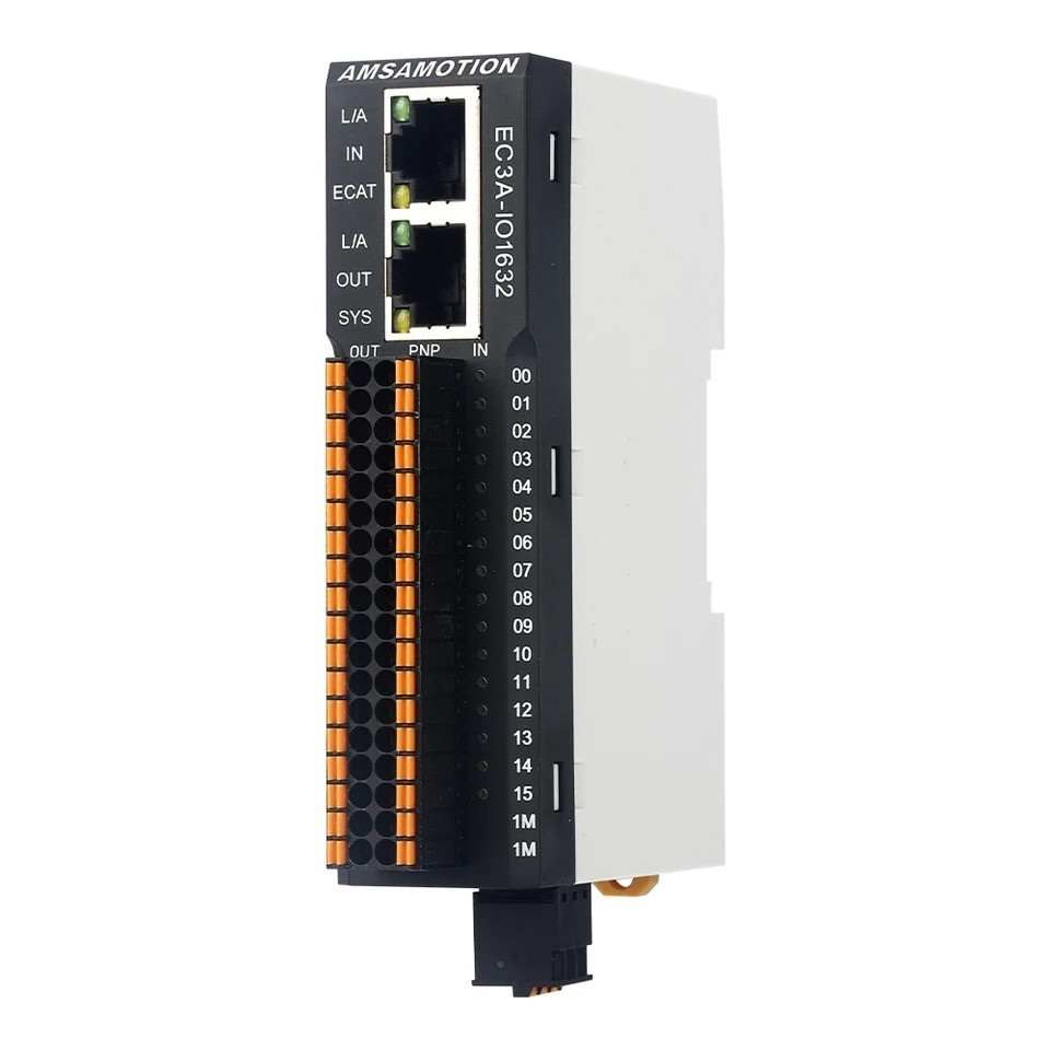 EC3A-IO1631 Model mở rộng IO truyền thông Ethercat Amsamotion EC3A-IO1632 New