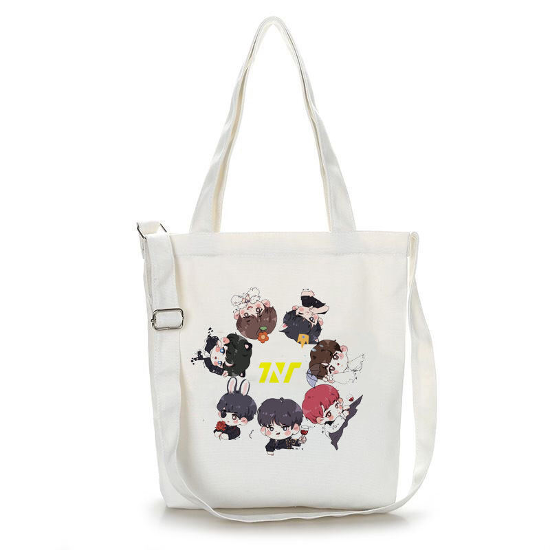 TNT Youth League Túi vải Ma Jiaqi Liu Yaowen Túi vải ngoại vi Túi đeo vai học sinh Túi mua sắm Satch