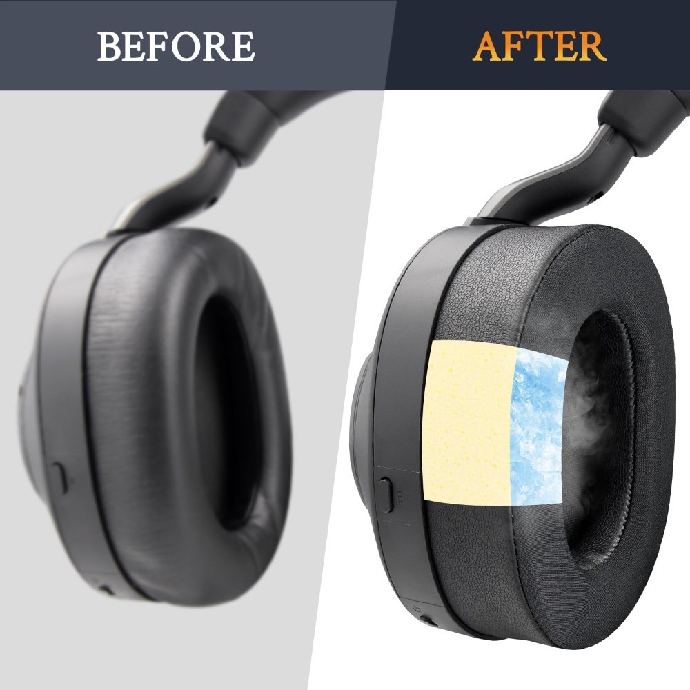 Miếng đệm tai Gel làm mát cho tai nghe không dây Jabra Evolve2 85 UC / Evolve 2 85 MS (Không phù hợp