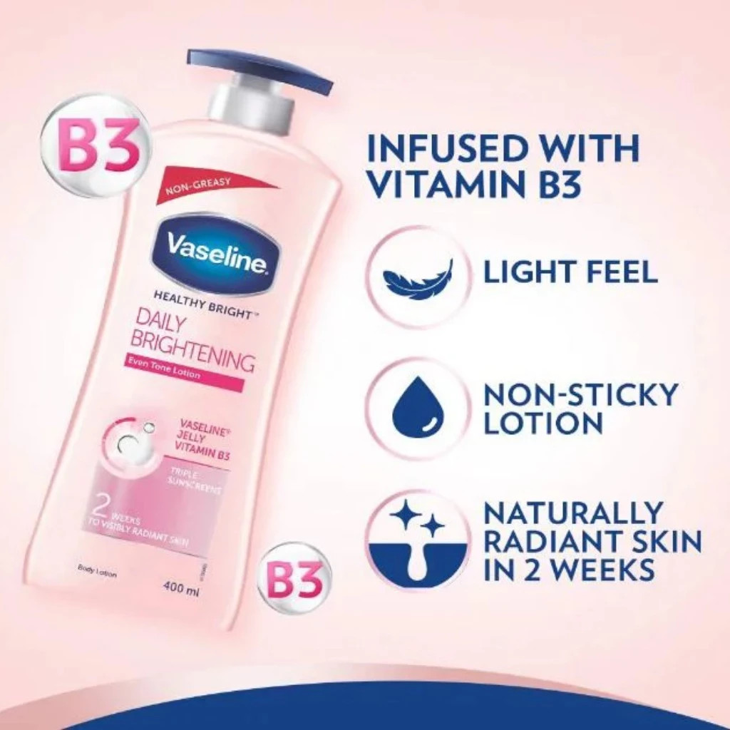 Vaseline Body Lotion Hồng Magiê Trắng Hoa Cúc Dưỡng Ẩm Mùa Đông Body Lotion