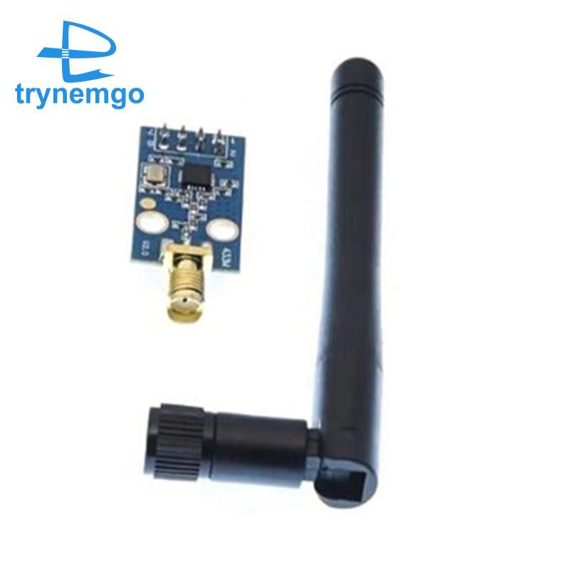 Mô-đun thu phát tần số vô tuyến CC1101 với Mô-đun thu phát không dây Ăng-tenSMA cho315 / 433 / 868 /
