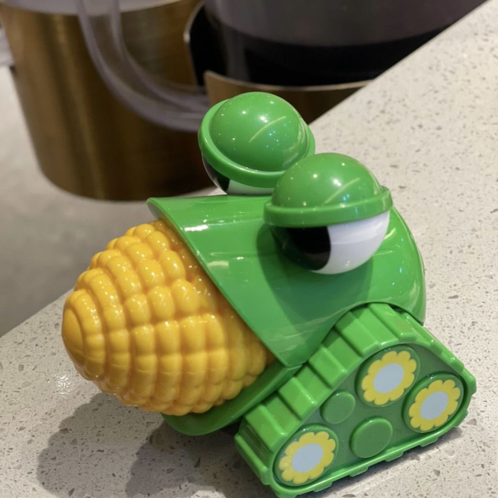 New Product#Haidilao Toy Prominent Bag Toy Car New Corn Frog Car Red Carrot Frog Car Inertia Toy Car