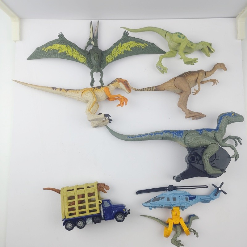 Mattel Jurassic Park Matchbox Hợp kim Vận chuyển Máy bay trực thăng Jurassic Heritage Series Khủng l