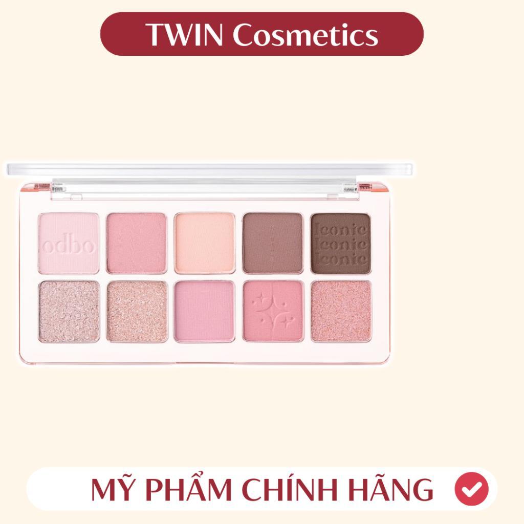 ODBO - Bảng Phấn Mắt 10 Ô Odbo Iconic Chất Phấn Mềm Mịn Bám Tốt Lâu Trôi (OD2029)