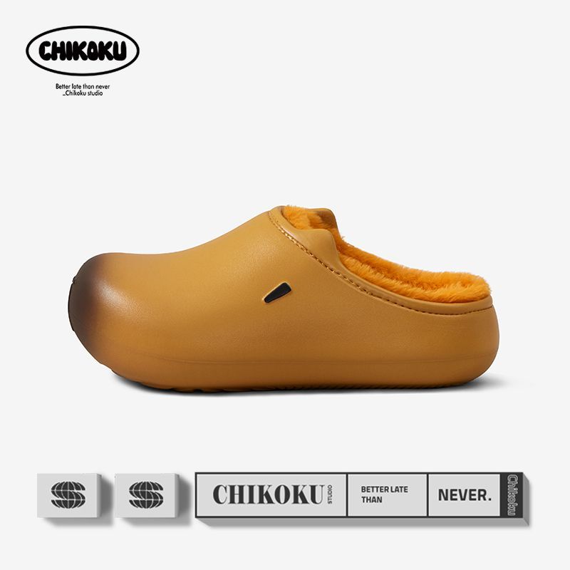 Chikoku Kapibara Birkenstock Giày Nam Mùa Đông Sang Trọng Chống Bụi Bẩn Nhà Đế Dày Ấm Áp Chống Thấm 
