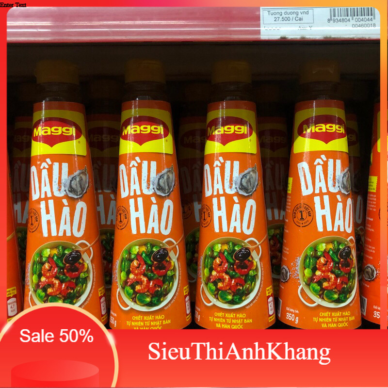 Dầu hào Maggi chai 350g _Sieuthianhkhang