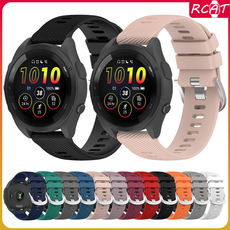 Dây Đeo Mềm Thể Thao Chỉ Dành Cho Garmin Watch Forerunner 165/570/245/265 Dây Silicone Tháo Nhanh 20