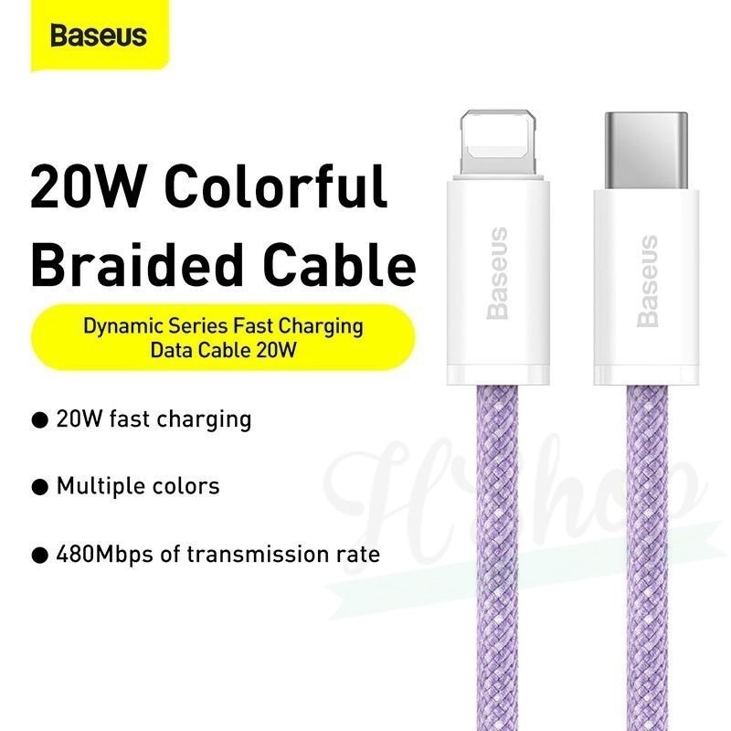 Cáp sạc nhanh 20W C to L Dynamic Series Fast Charging- HSHOP