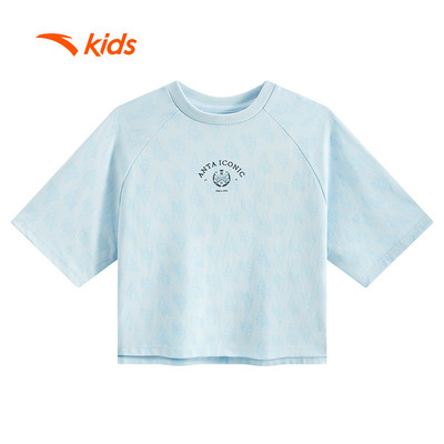 Áo Phông Thể Thao Bé Gái Anta Kids Áo Thun Thể Thời Thể Thao cho bé  3625B8123