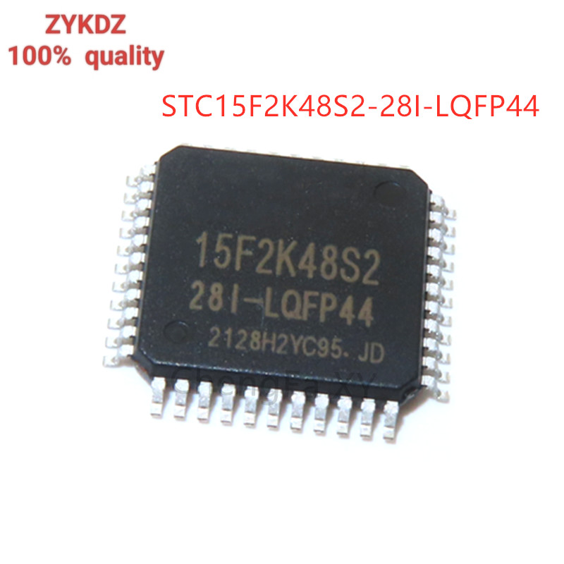 1 CÁI STC15F2K48S2-28I-LQFP44 STC15F2K48S2 15F2K48S2 Còn hàng LQFP-44