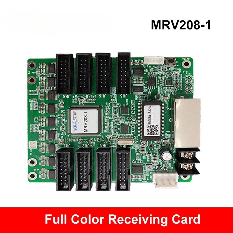 Thẻ Nhận Novastar MRV208-1 Đầy Màu Cho Ngoài Trời Trong Nhà Cố Định Hoặc Cho Thuê Màn Hình Hiển Thị 