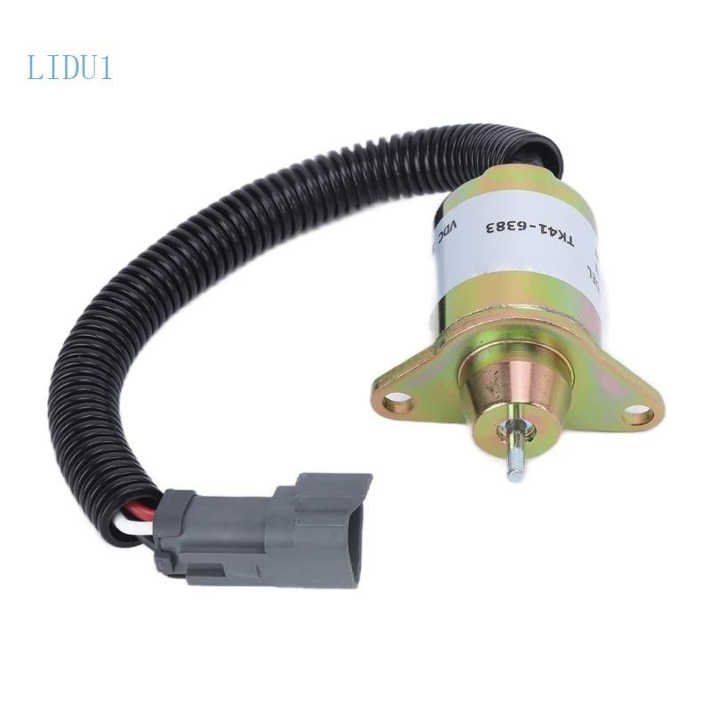 Lidu1 Upgrade 12V Electric Solenoid Engine Shut Off Switch Stable Design Metal Solenoid Valve For Mo