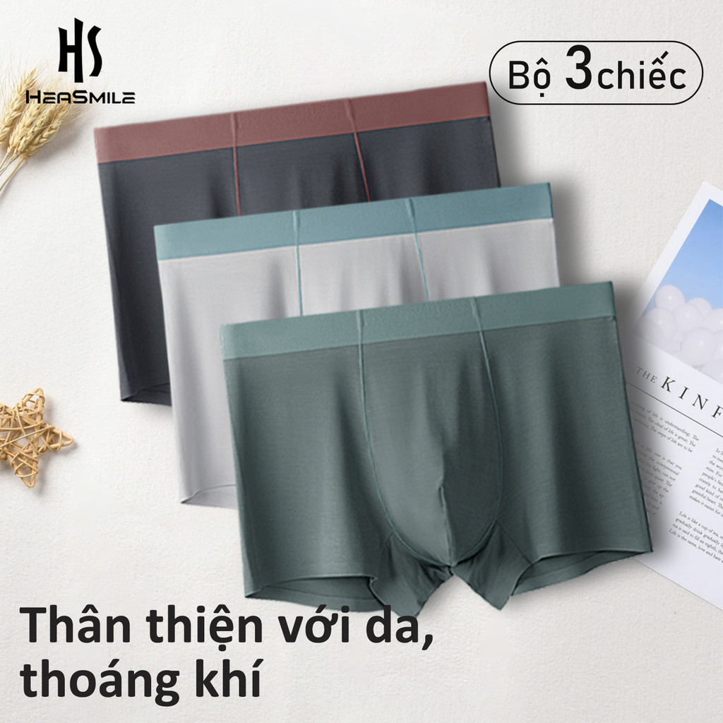 HeaSmile quan lot nam chat lieu modal mem min thoang hoi phu hop mac hang ngay(81072)