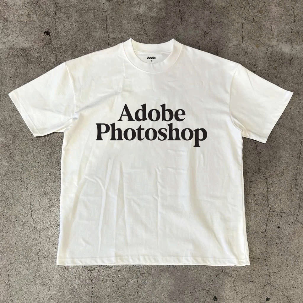 Áo Phông Nam Nữ Adobe Cá Tính,  Chất Vải Cotton Khô Mềm Mịn, Siêu Thoáng Mát Thấm Hút Mồ Hôi Tốt