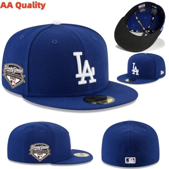 Dodgers Cap Nam Nữ Mũ Bóng Chày Full Closed Fit Mũ Thời Trang