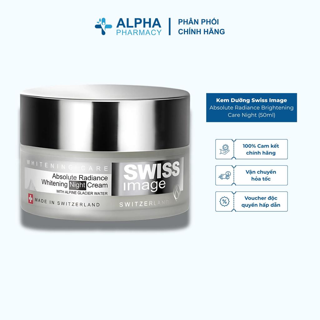 Kem Dưỡng Swiss Image Absolute Radiance Brightening Care Night Cream Làm Sáng & Mờ Thâm Nám – 50ml
