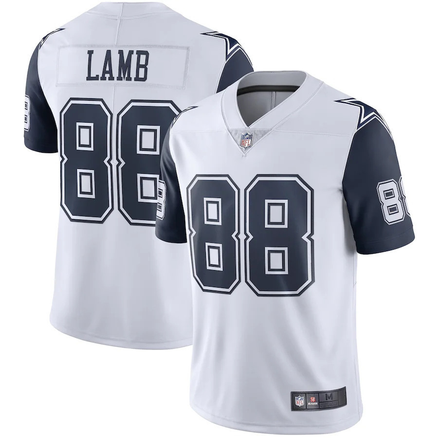 KK NFL Jersey Dallas Cowboys 88 CeeDee Lamb Áo bóng đá Mỹ giới hạn