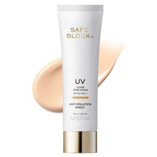 [Missha] Safe Block RX Cover Tone-Up Sunscreen SPF50 PA, 50ml