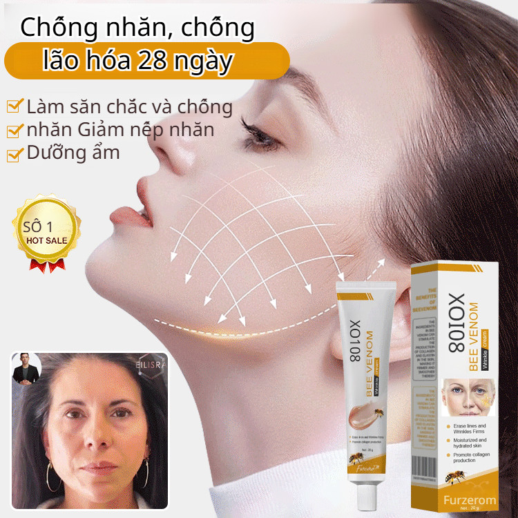 Kem nọc ong/Kem dưỡng da mặt/Kem dưỡng da mặt nọc ong/Kem dưỡng da mặt chống lão hóa từ nọc ong