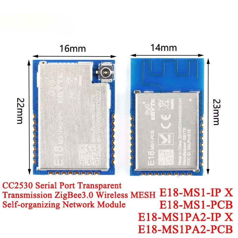 CC2530 Zigbee 2.4GHz Bộ thu phát không dây Wifi Mô-đun bảng E18-MS1PA2-PCB E18-MS1PA2-IP X EBYTE E18