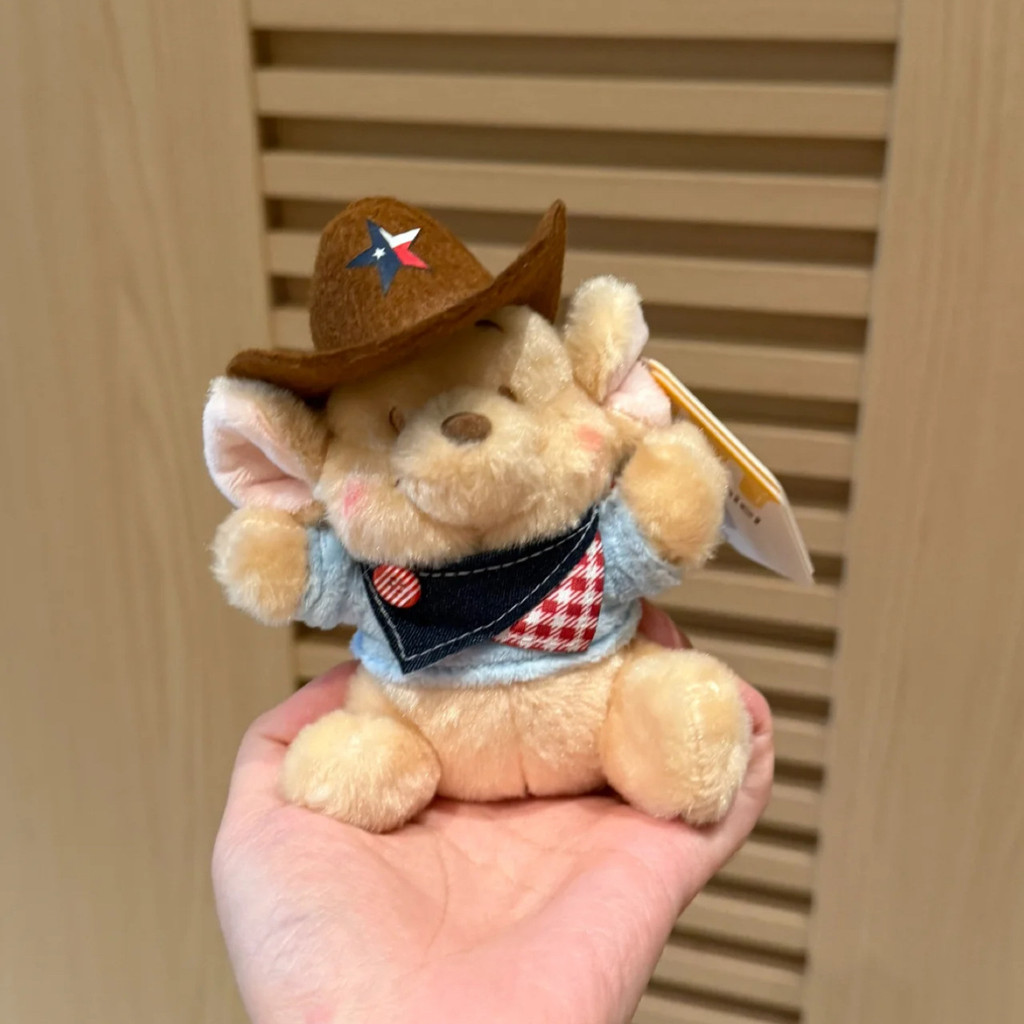 Butterfly Fairy Adzuki Beans Bear Pink Pig Eeyore Plush Doll Pendant Keychain Couple's Birthday Pres