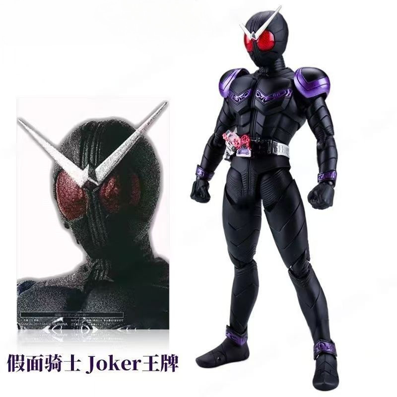 【HÀNG SẴN】KO Kamen Rider W SHF Real Bone Khắc Joker Form Mô hình di chuyển được Trang trí bằng tay A