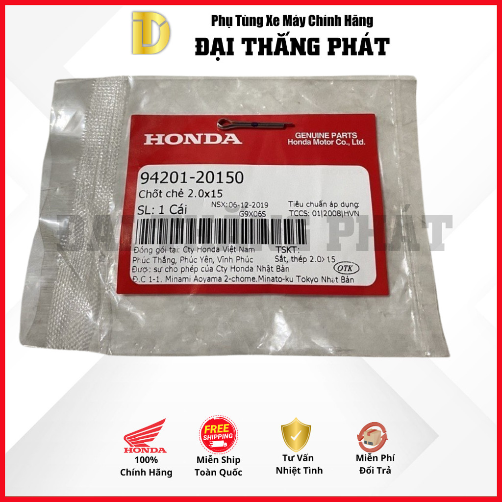 Chốt chẻ 2.0x15 (9420120150)