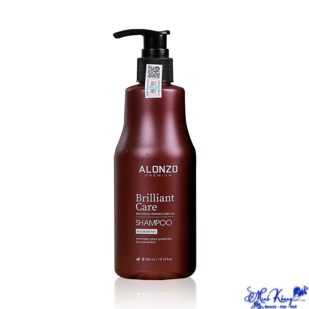 Dầu gội chăm sóc tóc nhuộm Alonzo Brilliant Care Shampoo 300ml [ MK ]