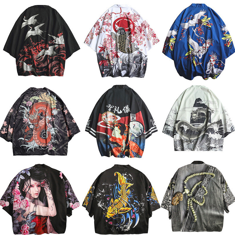 Áo Khoác Haori Phong Cách Nhật Bản, Cardigan Nữ Cho Sinh Viên