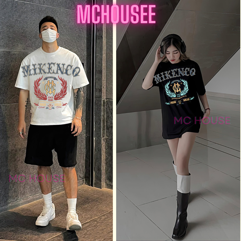 [Full Tag] Áo Thun Miken Mẫu Mới 2025 Áo Phông MC House Chất Liệu Cotton 100 250gsm Kiểu Dáng Unisex