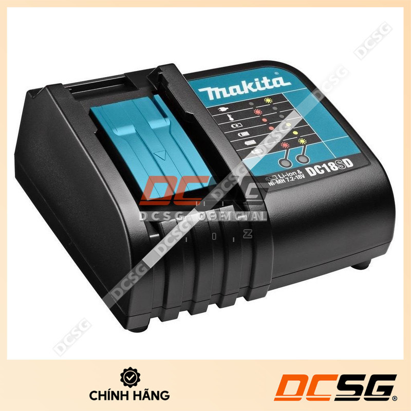 Bộ sạc pin 14.4V-18V Makita DC18SD (hàng tách máy bộ) | DCSG