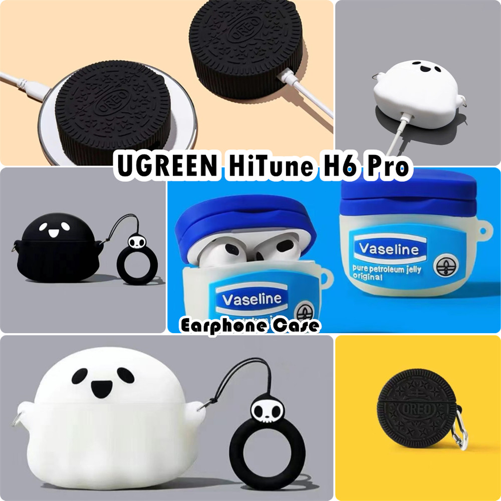 [Cửa hàng chính hãng] Dành cho Ốp lưng UGREEN HiTune H6 Pro Vỏ tai nghe silicon mềm hoạt hình mát mẻ