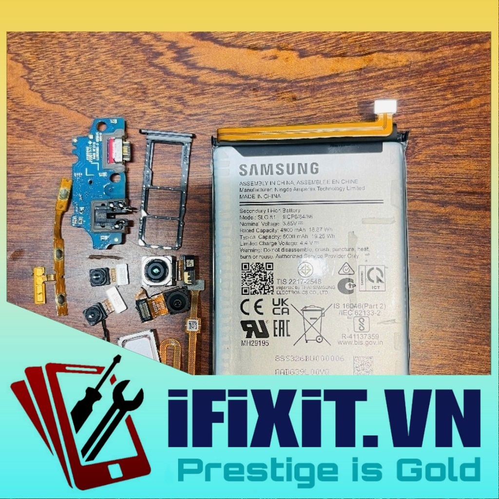 Samsung A05S A057F | Camera trước sau,main sạc,khay sim,loa ngoài,cáp volume,pin rin,vân tay A057F A