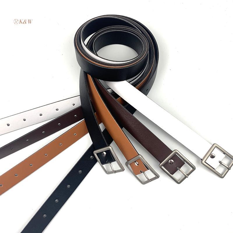 Thắt lưng da nữ với khóa vuông K&W