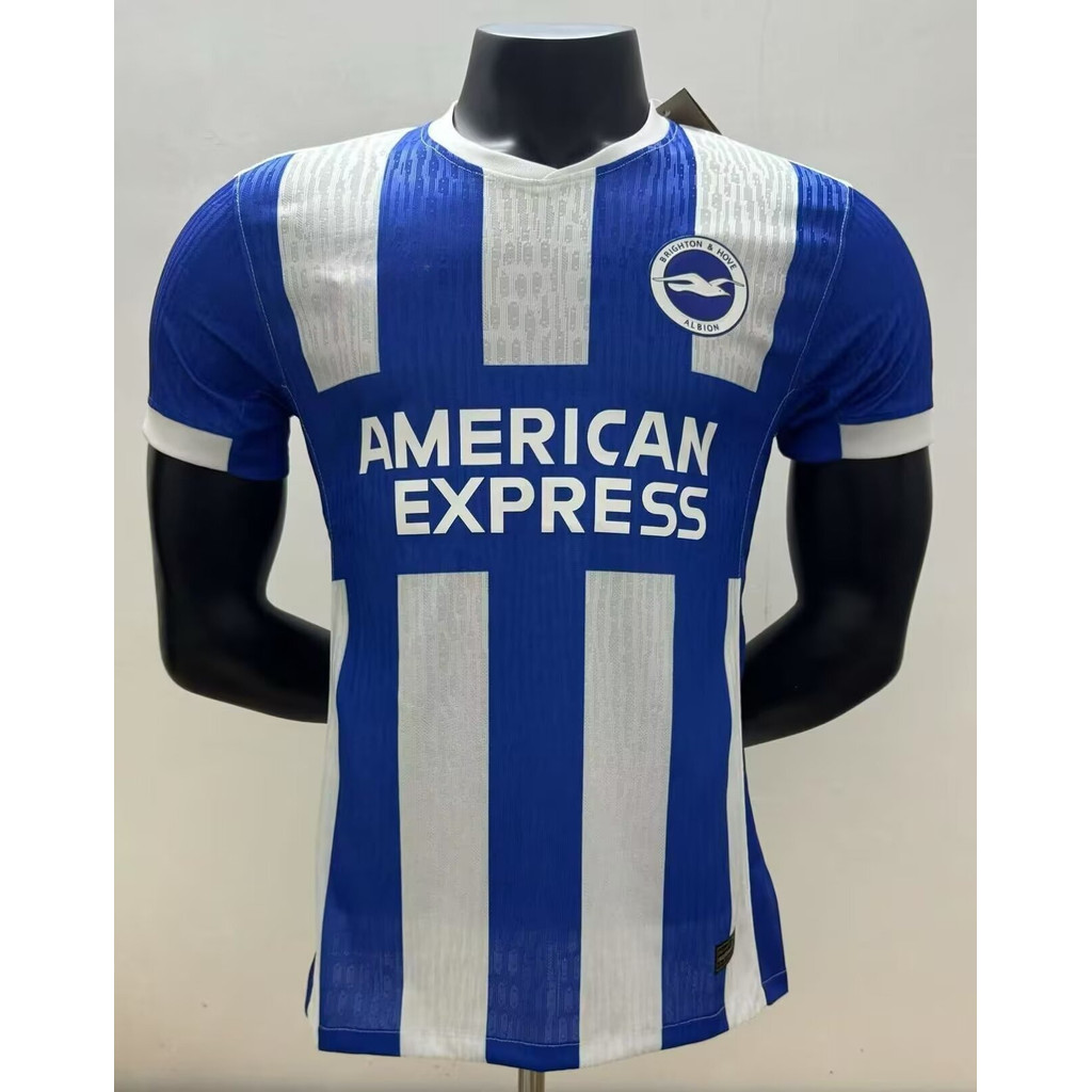 Áo bóng đá chất lượng cao của đội Brighton, kích cỡ từ 25 đến 26, size S-2XL, phù hợp cổ động viên h