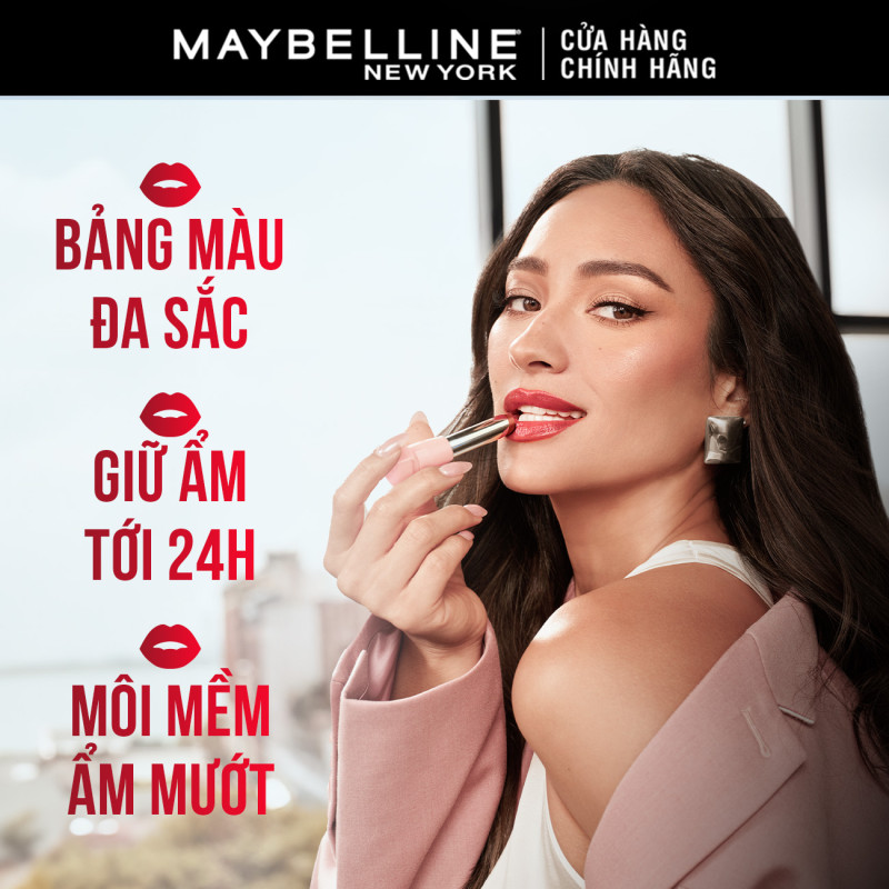 Son bóng dưỡng Maybelline New York Lifter Glaze cho môi mềm ẩm mướt, mọng thạch Cherry 2.8g | BigBuy360 - bigbuy360.vn
