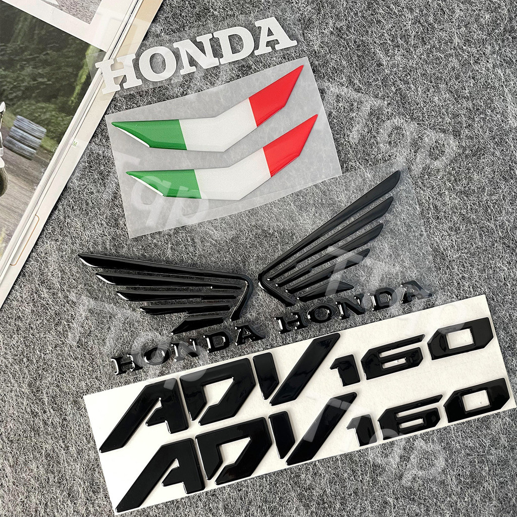 7 Cái / bộ cho ADV160 adv160 adv 160 3D Logo Srickers Cánh Miếng Dán Chống Thấm Nước Decal Phụ Kiện 