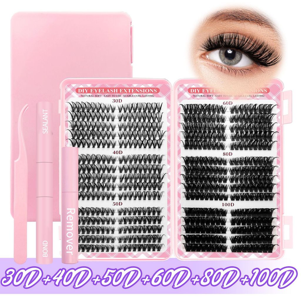 Sách Lông Mi Diagonal Flying P Series 30D-100TDTU Tóc Nóng Tự Dính Cụm Đơn Lông Mi Giả 11.6