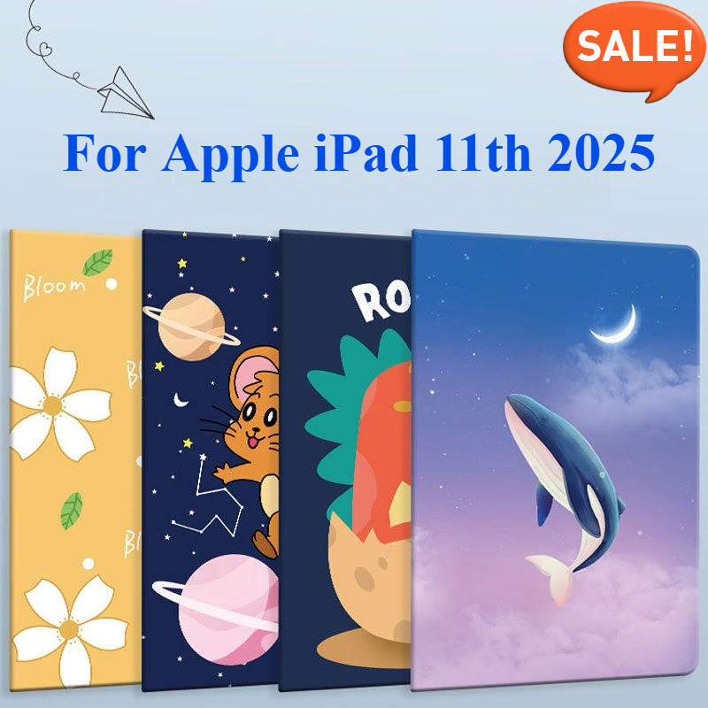 Ốp lưng cho iPad A16 2025 thế hệ thứ 11 10.9 2022 Vỏ thông minh iPad 11th / 10th A3354 A3355 A3356 A