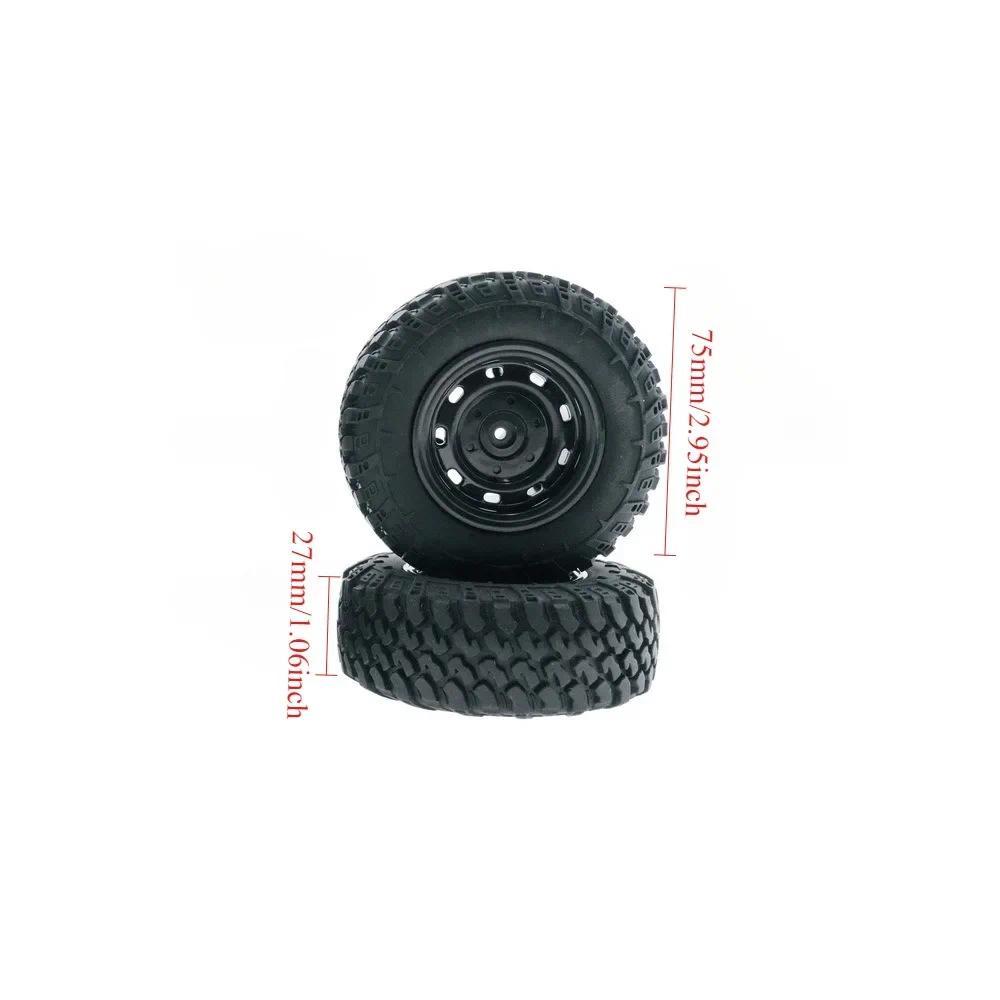 Bánh xe RC cao su lục giác 5mm MN99S cho MN98 MN90, MN99S Nâng cấp xe địa hình, Lốp RC hiệu suất cao