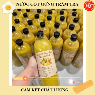   1 chai 1 Lít  nước cốt gừng tươi nguyên  chất ngâm chân tắm cho bé 