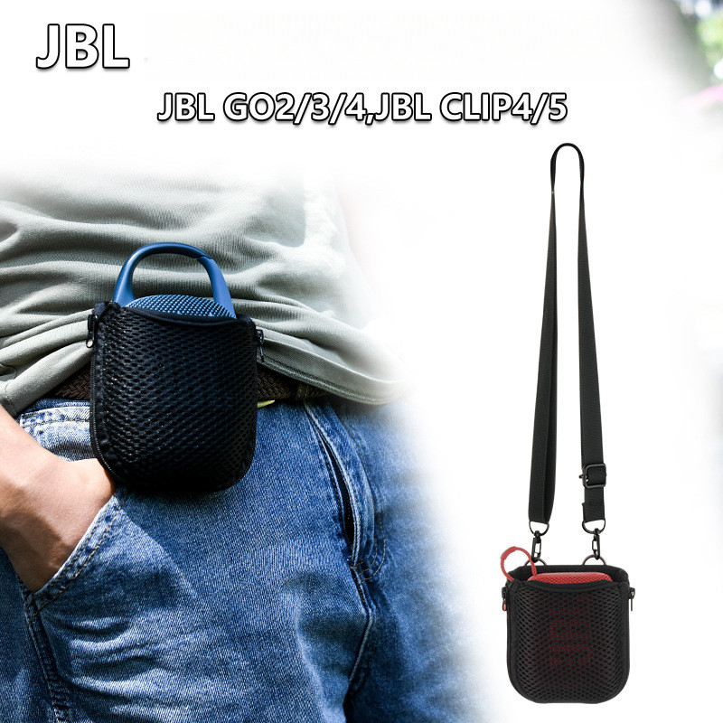 JBL GO speaker waist bag, CLIP speaker crossbody mesh EVA storage bag