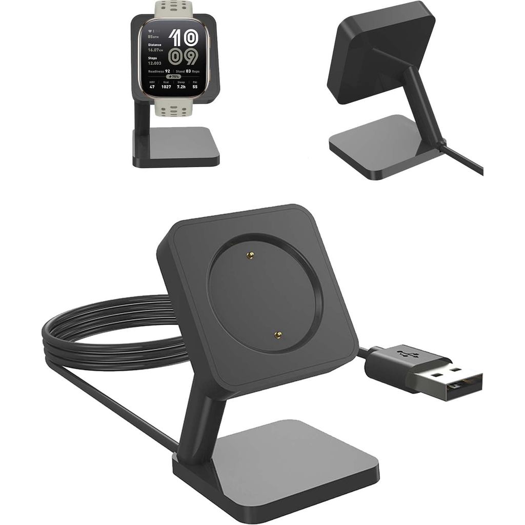 Đế sạc cho Amazfit Active 2 Square / Active 2 / Bip 6, Đế sạc an toàn nhanh từ tính, Đế sạc thay thế