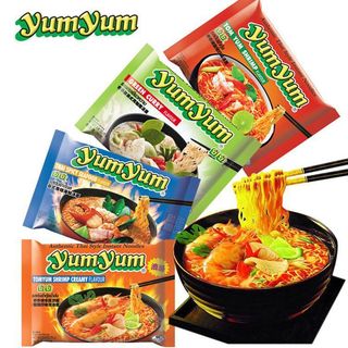 Thái Lan yumyum Yangyang Thương hiệu Mì ăn liền Dongyin Gong 5 gói Hương vị tôm chua nóng Súp dày Hải sản Mix Match Mì ăn liền 25.11.14