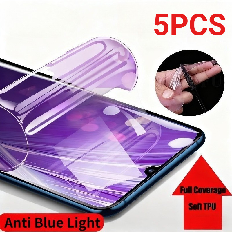 5 Chiếc HD Mềm Hydrogel Cho Doogee X98 X96 X95 S200 S119 S118 Note 59 N50 N40 N20 Blade GT Plus Pro 